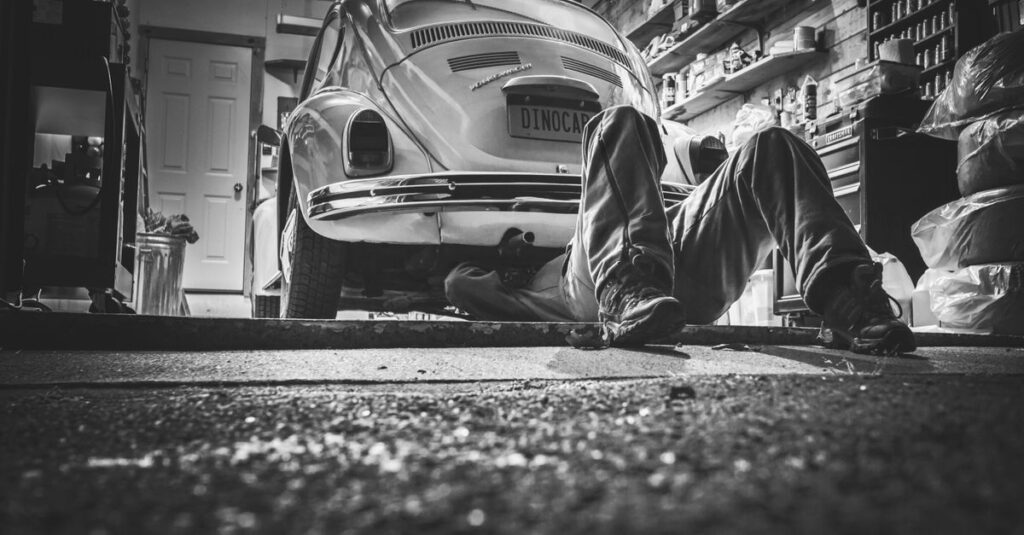 car repair shop mechanic