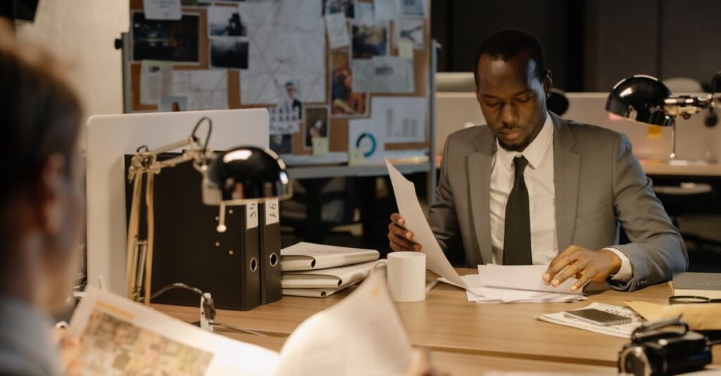 financial documents desk investigation